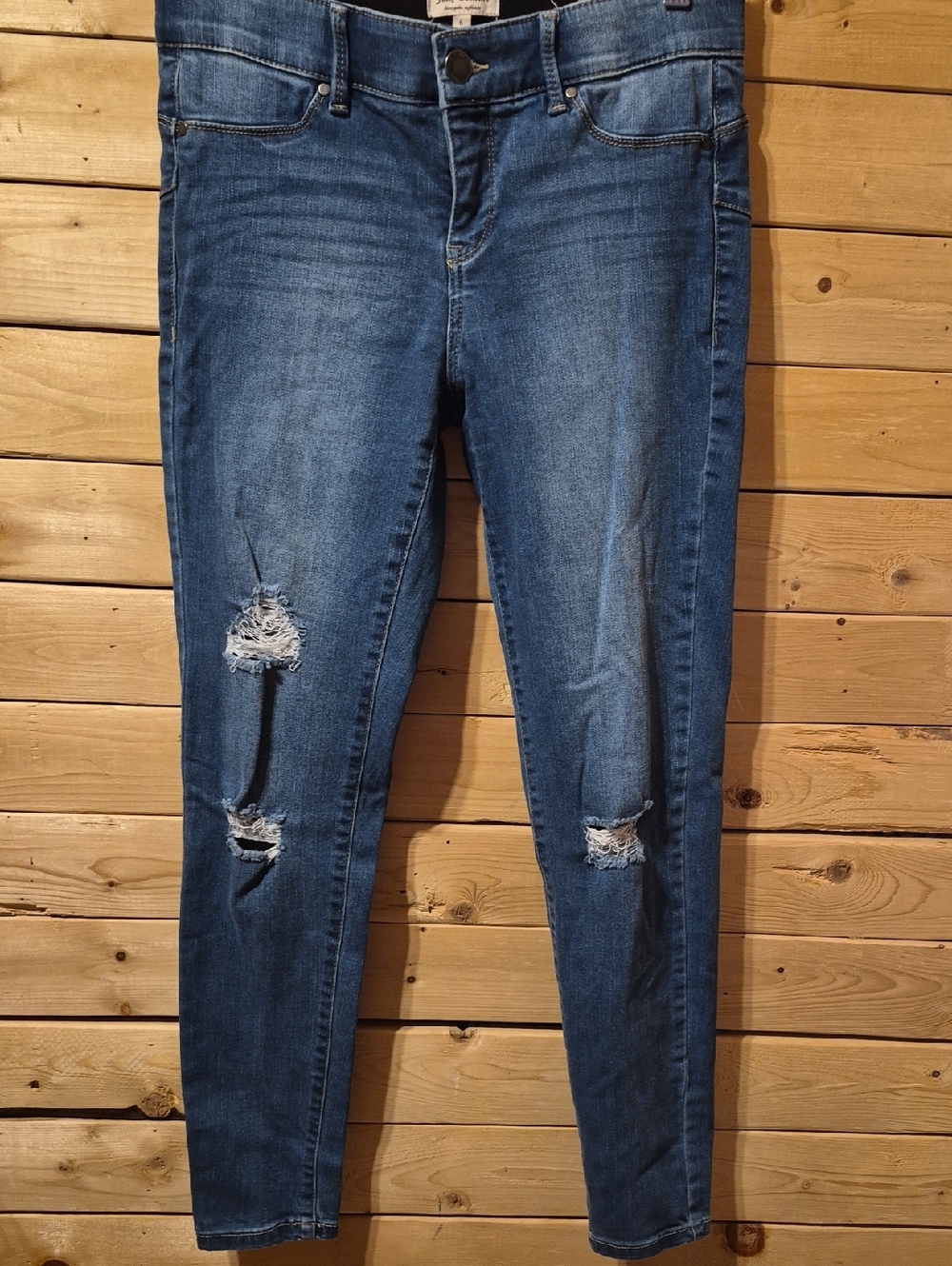 Womens Juicy Couture Jeans Size 6 Stretchy Skinny Leg Inseam - Picture 4 of 6